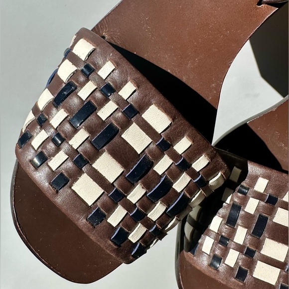 EUC Tory Burch block heel Slingback sandals, size 7.5 - Picture 11 of 13